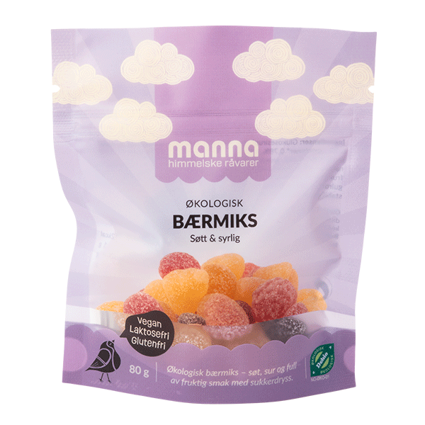 Bærmiks, 80 g, økologisk, Manna