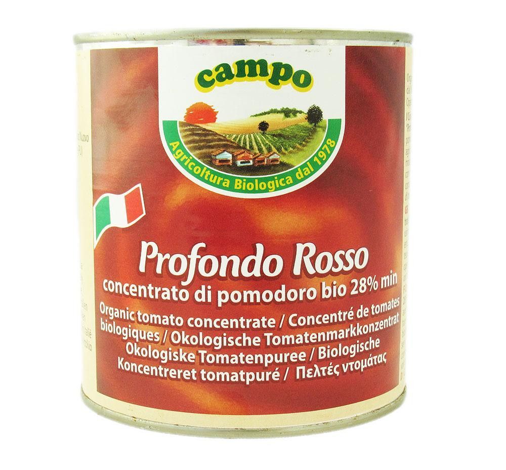 Tomatpuré 28%, 800g, økologisk, Campo
