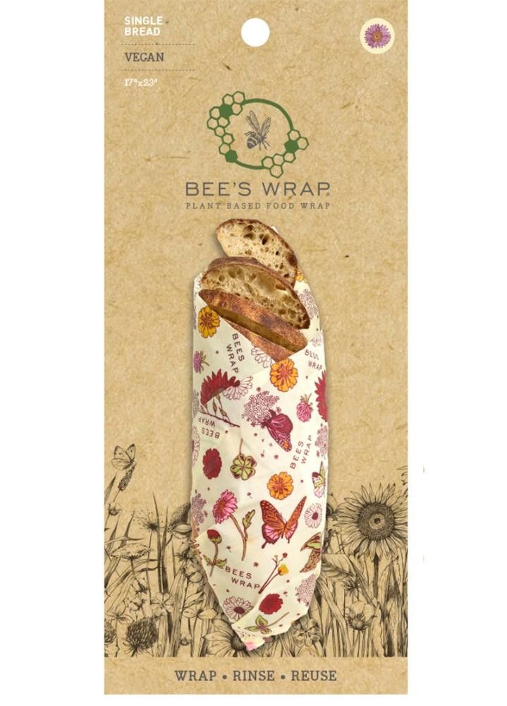 BeesWrap -1 ark X-Large/brød, vegan, Meadow Magic