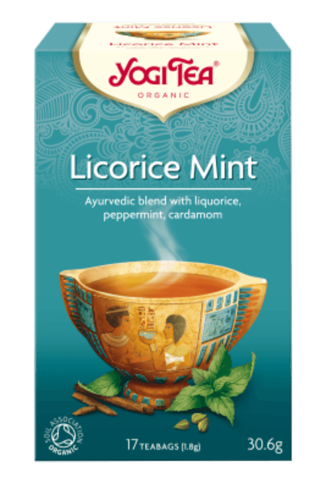 Licorice Mint te, 17 poser, økologisk, Yogi Tea