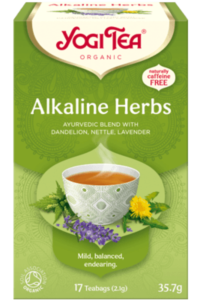 Alkaline Herbs te, 17 poser, økologisk, Yogi Tea