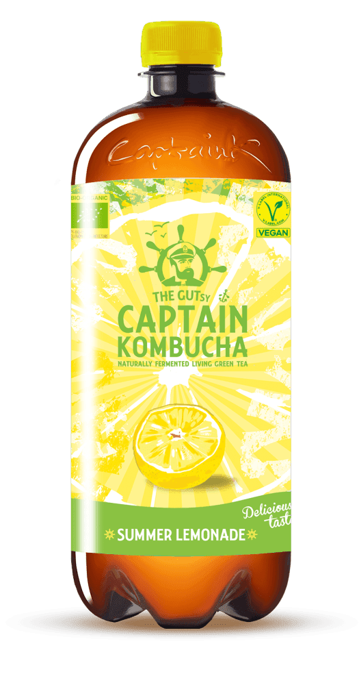 Summer Lemonade, 1 l, økologisk, Captain Kombucha