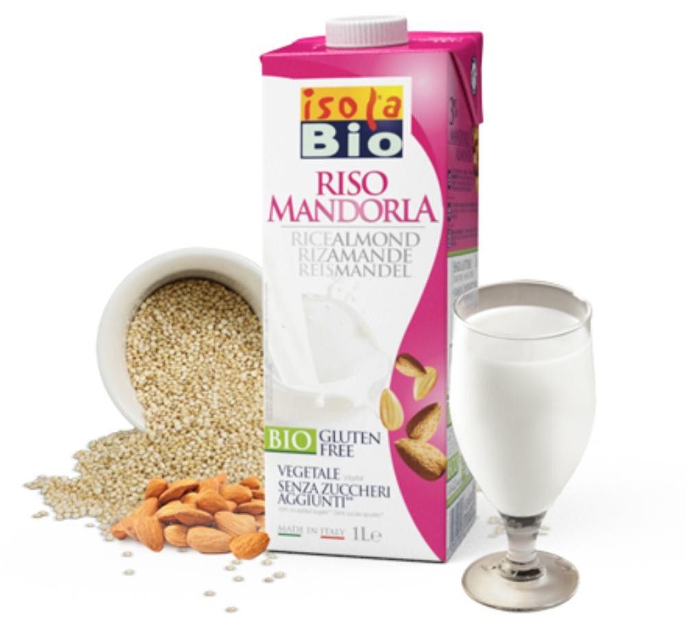 Risdrikk, m/mandel, 1 l, økologisk, Isola Bio