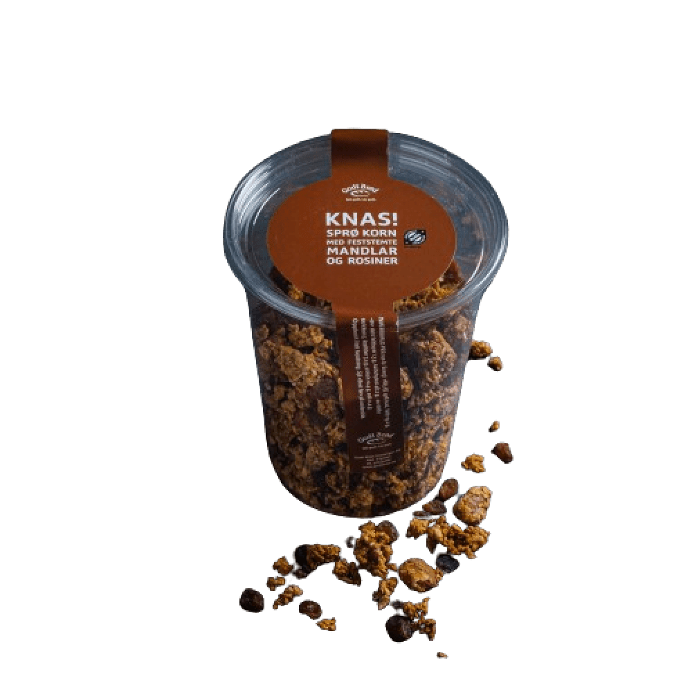Knas med mandler, 400 g, økologisk, Godt Brød