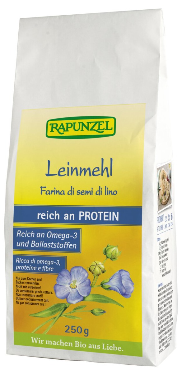 Linfrø mel, 250 g, økologisk, Rapunzel