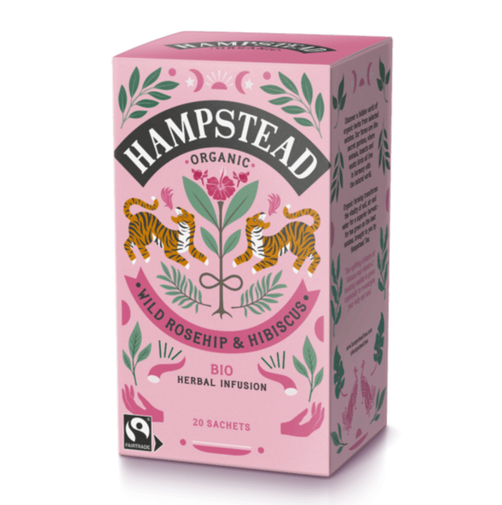 Wild Hibiscuse Tea, 20 poser,økologisk, Hampstead