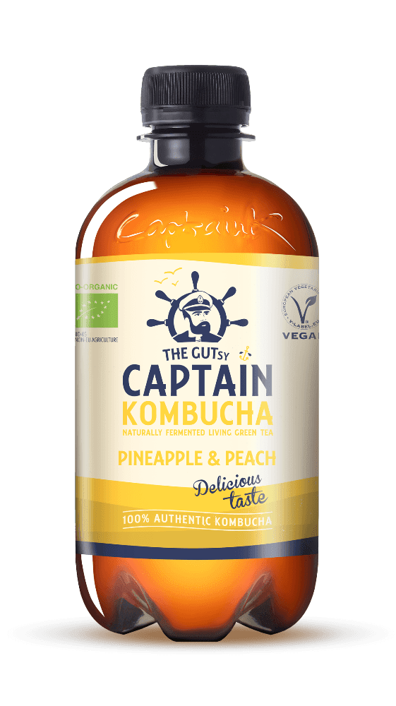 Pineapple, 400 ml, økologisk, Captain Kombucha