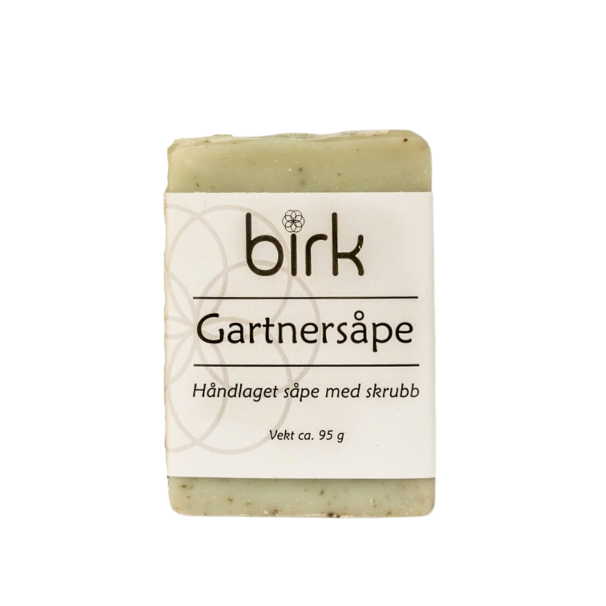 Såpestykke, gartnersåpe, 95 g, Birk