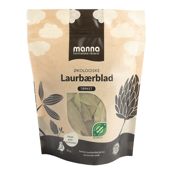 Laurbærblad, 20 g, økologisk, Manna