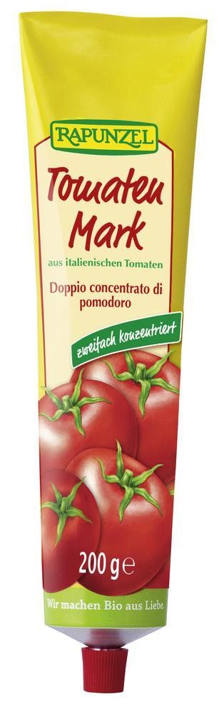 Tomatpuré, tube, 200 g, økologisk, Rapunzel