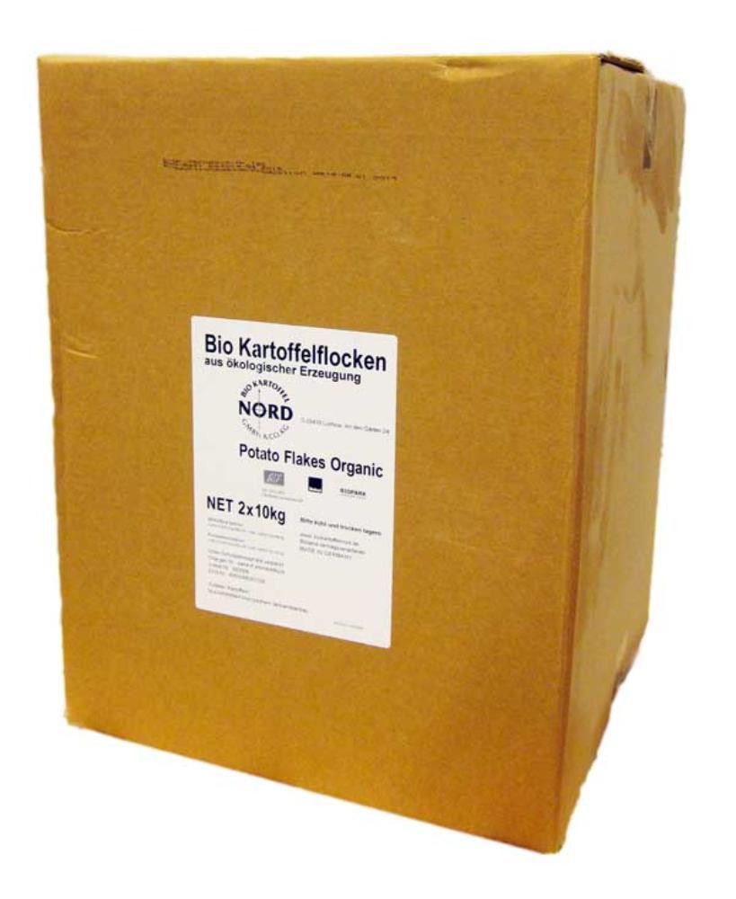 Potetflak, 20 kg, økologisk