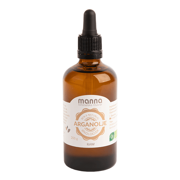 Arganolje m/pipette, 100 ml, økologisk, Manna