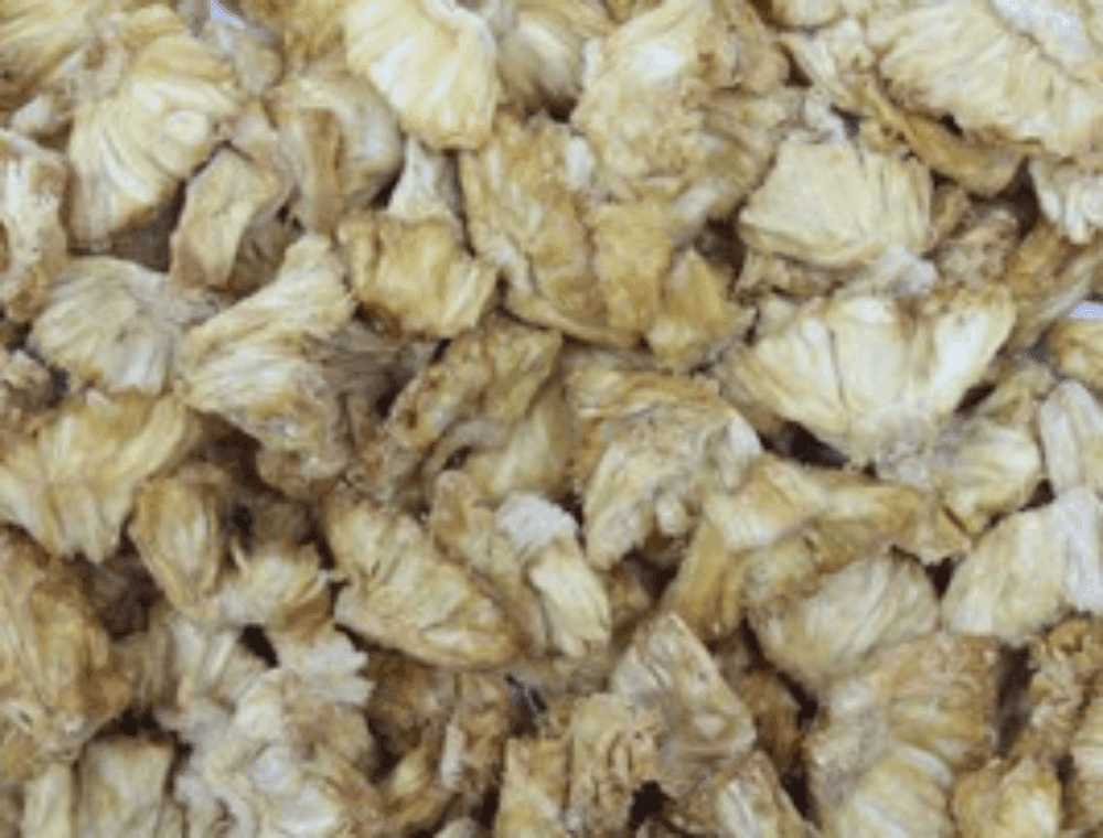 Ananas, tørket & skivet, 10 kg, økologisk