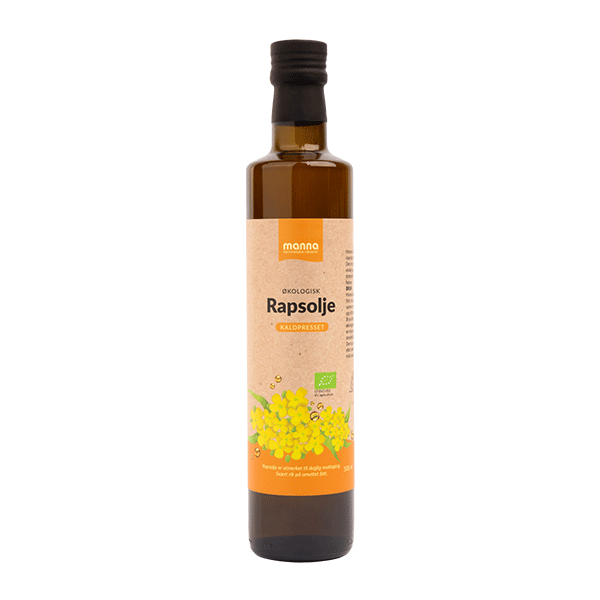 Rapsolje, 500 ml, økologisk, Manna