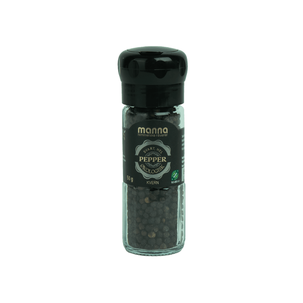Pepper, hel, 50 g, økologisk, Manna