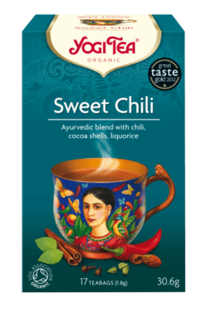 Sweet Chili te, 17 poser, økologisk, Yogi Tea