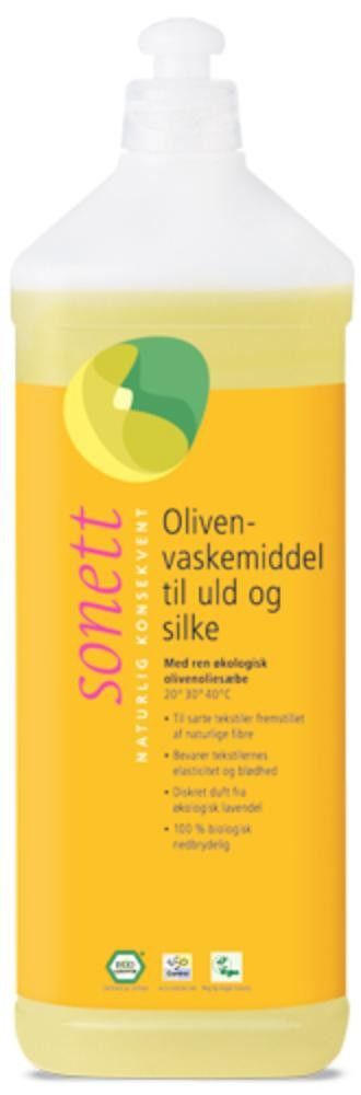 Vaskemiddel ulltøy, oliven, 1 l, økologisk, Sonett