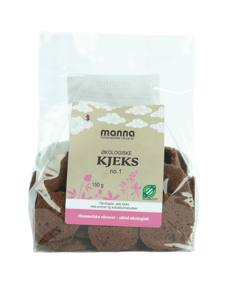 Kjeks no.1,150g, økologisk, Manna
