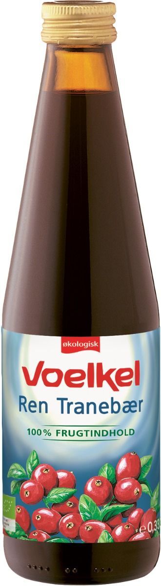 Tranebærjuice, 0,33 l, økologisk, Voelkel