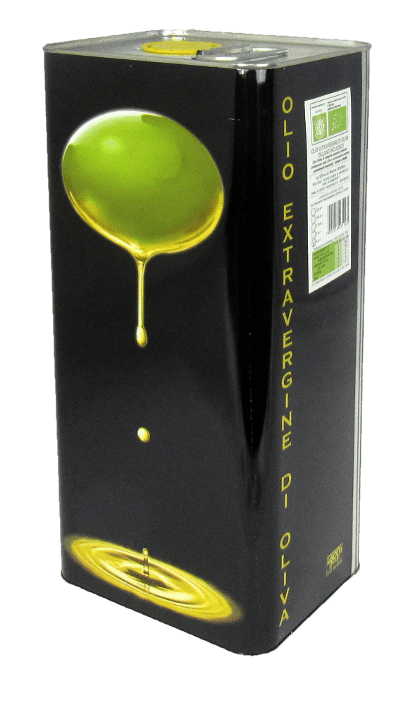 Olivenolje, extra virgin, 5 l, økologisk