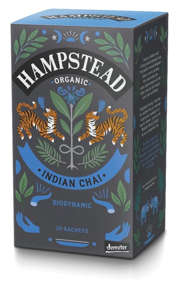 Indian Chai Tea, 20 poser, økologisk, Hampstead