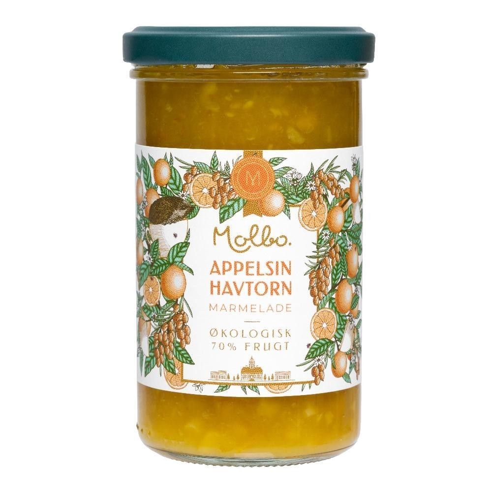 Syltetøy, appelsin & tindved, 290 g, økologisk, Rømer Vegan