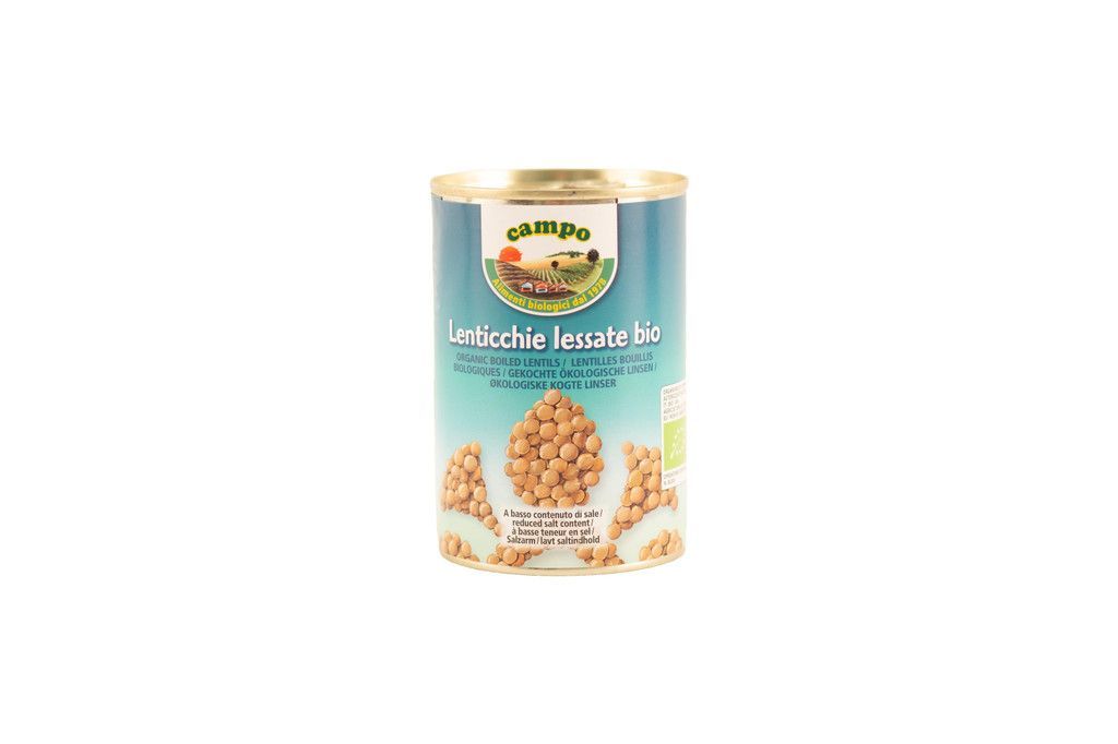 Linser i lake, 400 g, økologisk