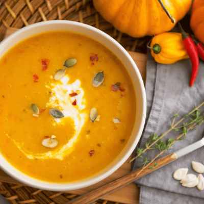 Økologisk Gresskarsuppe