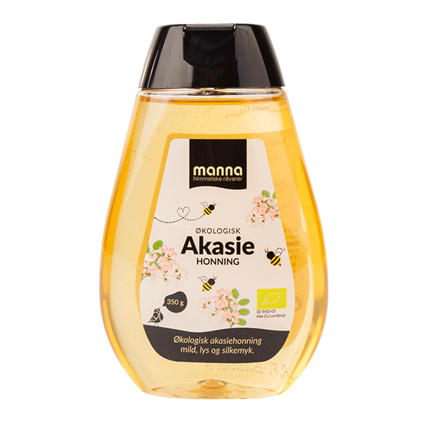 Akasiehonning, 350 g, økologisk, Manna