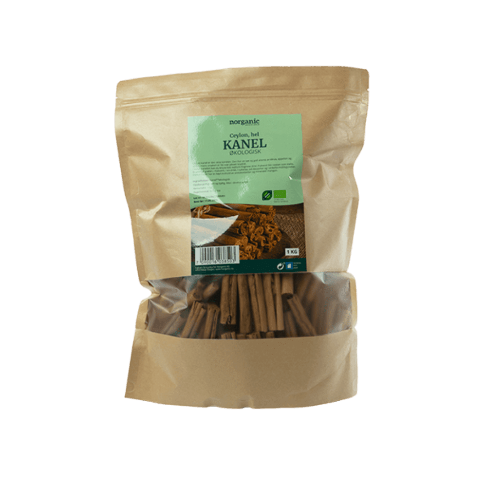 Kanel, Ceylon, hel, 1 kg, økologisk