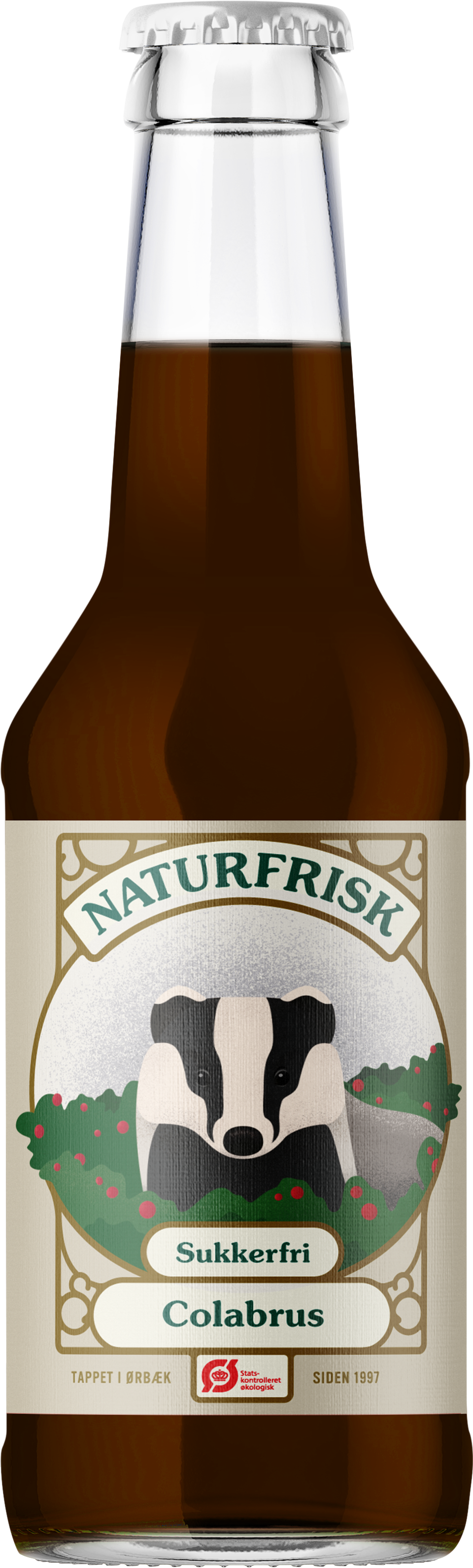 Sukkerfri cola brus, 250 ml, økologisk, Naturfrisk