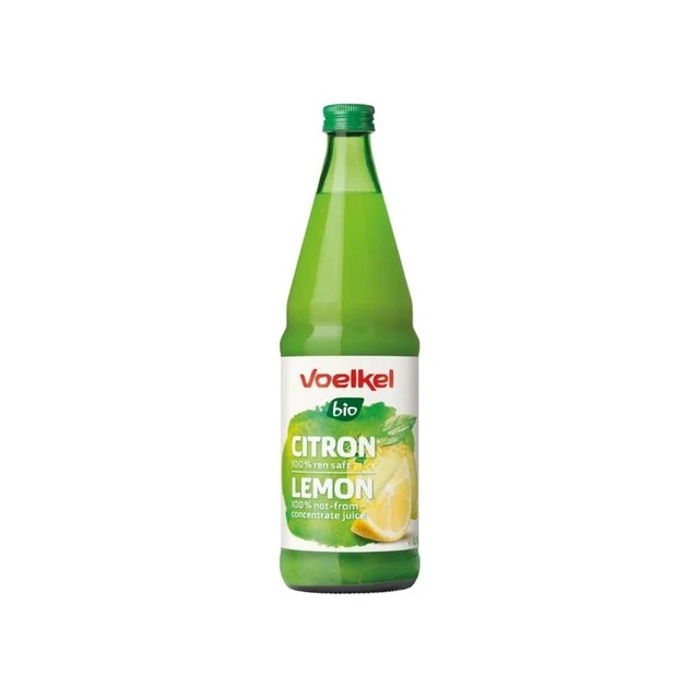 Sitronjuice, 0,75 l, økologisk, Voelkel