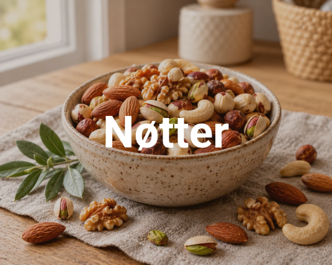 Nøtter i skål