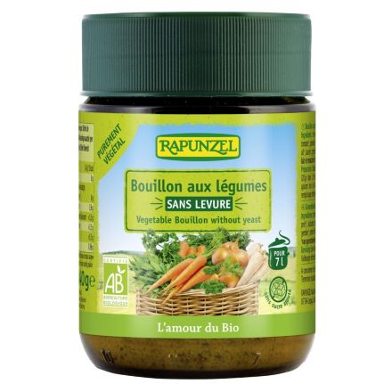 Grønnsaksbuljong u/gjær, 140g, økologisk, Rapunzel