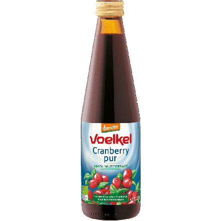 økologisk tranebærjuice 0,33 liter Voelkel