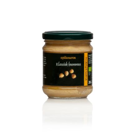 Hummus klassisk, 200 g, økologisk, Epikouros