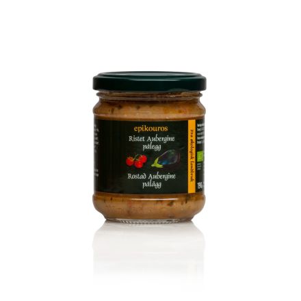 Aubergine smørepålegg, 190 g, økologisk, Epikouros