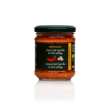Red pepper and feta, 190 g, økologisk, Epikouros