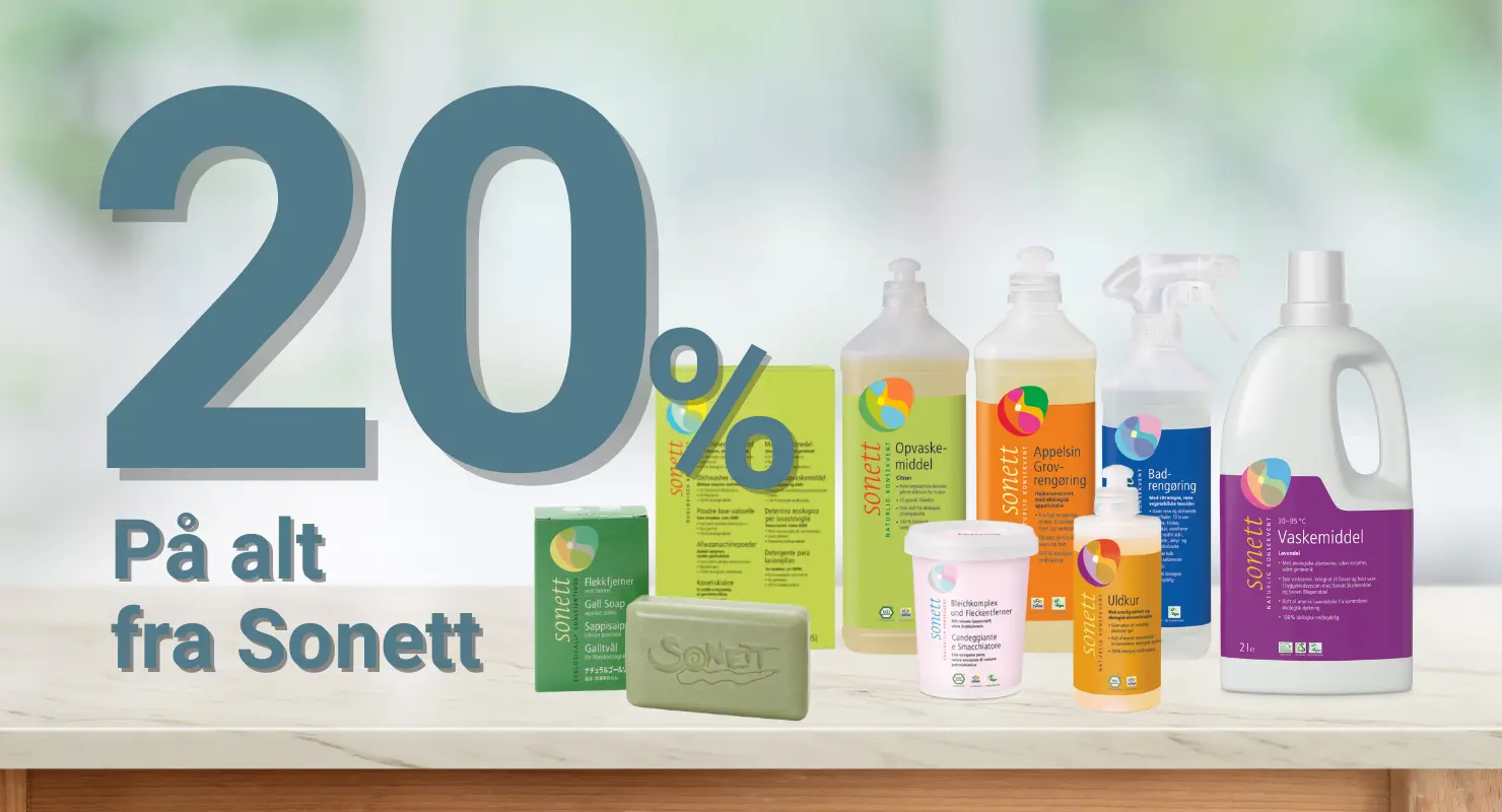 20% rabatt på Sonett - Hos Økoland