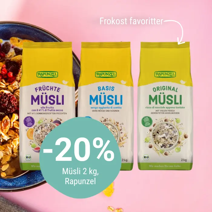 Musli - 20% rabatt hos Økoland