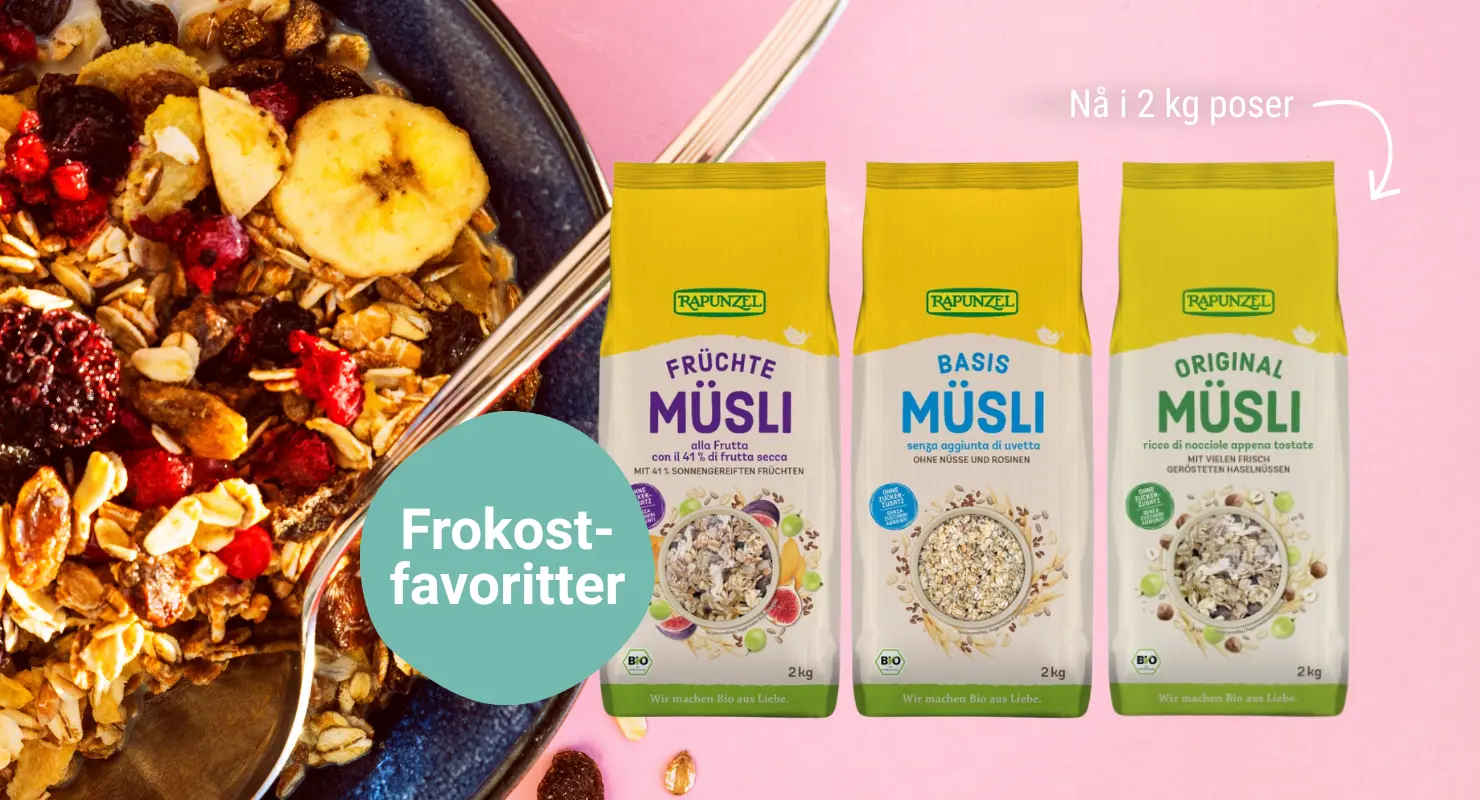 Musli fra Rapunzel - Hos Økoland