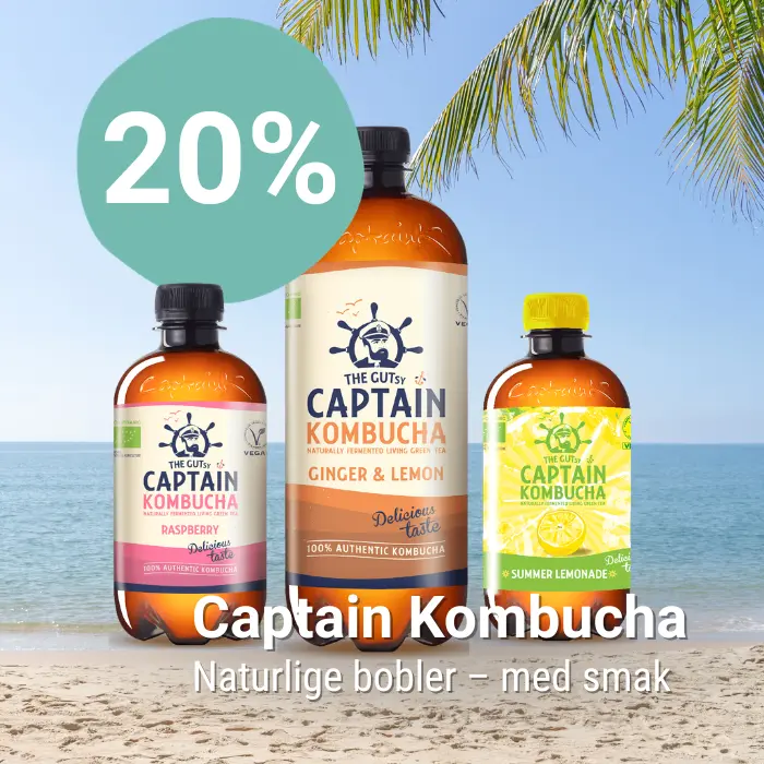 Captain Kombucha – 20% hos Økoland